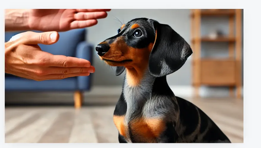 Training a Blue Double Dapple Dachshund